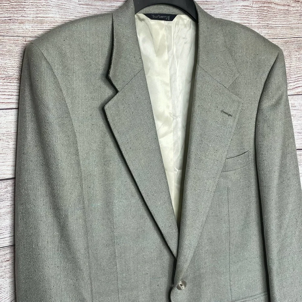 Burberry Burberrys London Vintage Men's Button Blazer Jacket